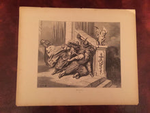 GUSTAVE DORE — RARE, Original FAIRY TALES RETOLD BY PERRAULT Wood Engraving 1870