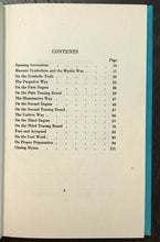 MASONIC SYMBOLISM AND THE MYSTIC WAY - Ward, 1960 FREEMASONRY SECRET SOCIETY