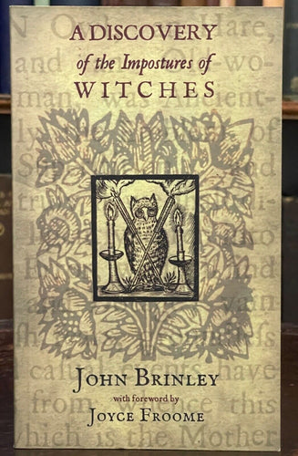 DISCOVERY OF WITCHES - Brinley, 2015 - WITCHCRAFT SORCERY MAGICK CUNNING FOLK