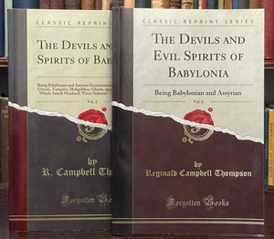 DEVILS AND EVIL SPIRITS OF BABYLONIA - 2 Vols 2012 - INCANTATIONS GHOSTS DEMONS
