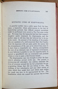 PRACTICAL LESSONS IN HYPNOTISM AND MAGNETISM - De Laurence HYPNOSIS MAGIC, 1937