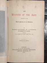 MYSTERY OF THE AGES: SECRET DOCTRINE OF ALL RELIGIONS - SINCLAIR 1st 1887 SCARCE