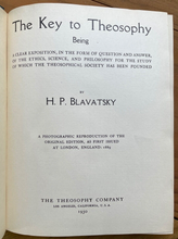 KEY TO THEOSOPHY - H.P. Blavatsky, 1930 - SPIRITUALITY, RELIGION, MIND, SPIRIT