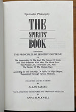 THE SPIRITS' BOOK - Allan Kardec, 1989 - SPIRITUALISM SPIRITS IMMORTALITY SOUL