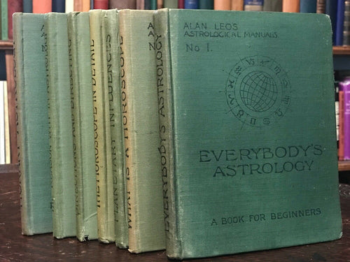 ALAN LEO - ASTROLOGICAL MANUALS #s 1-7 (7 BOOKS) - OCCULT ZODIAC, 1909-20