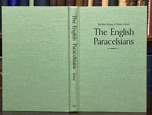 ENGLISH PARACELSIANS - Debus, 1st 1966 - ALCHEMY PARACELSUS MAGIC OCCULT SCIENCE