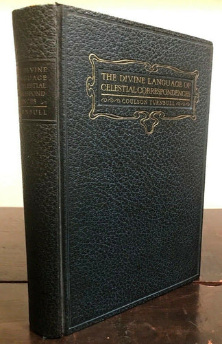 1926 DIVINE LANGUAGE OF CELESTIAL CORRESPONDENCES - Astrology Zodiac Symbolism