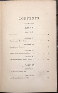 HARRIET BEECHER STOWE, LADY BYRON VINDICATED: The Byron Controversy 1st/1st 1870