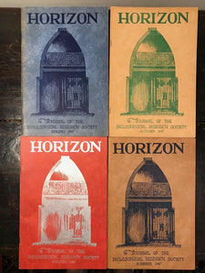 MANLY P. HALL - HORIZON JOURNAL - Full YEAR, 4 ISSUES, 1947 - PHILOSOPHY OCCULT