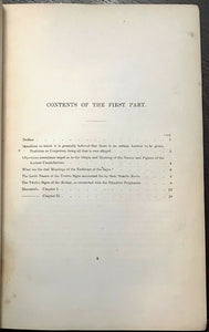 1862 MAZZAROTH & MIZRAIM - Rolleston, 1st ASTROLOGY CONSTELLATIONS ZODIAC OCCULT