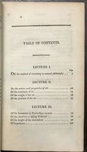 LECTURES ON NATURAL AND EXPERIMENTAL PHILOSOPHY - 1799, 5 Vols - INVENTIONS