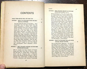 PARKER LIFETIME TREASURY OF MYSTIC AND OCCULT POWERS - 1st, 1978 GRIMOIRE MAGICK