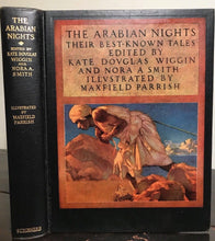 MAXFIELD PARRISH - THE ARABIAN NIGHTS - Kate Wiggin, 1925 HC/DJ - SCARCE DJ