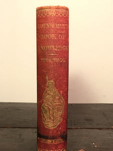 YOUNG MAN'S BOOK OF KNOWLEDGE by Thomas Tegg — 1st / 1st, 1860 PIRATED COPY