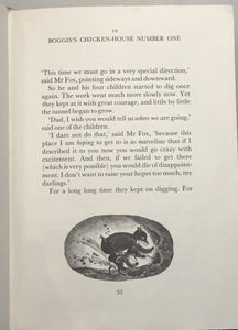 FANTASTIC MR FOX, Roald Dahl 1st British Ed 1st Printing HC 1970 Ill. D. Chaffin