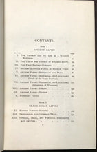 EGYPTIAN PAPYRI AND PAPYRUS HUNTING - Baikie, 1st 1925 ANCIENT EGYPT LITERATURE