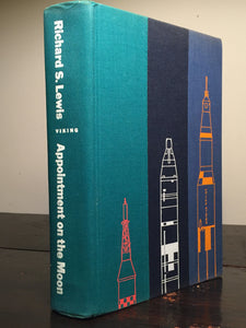 APPOINTMENT ON THE MOON, SPACE VENTURE by Richard S. Lewis, 1st/1st 1968 HC/DJ