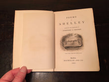 POEMS OF SHELLEY, Selected and Arranged by Stopford A. Brooke, 1882, RARE