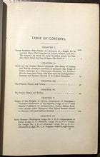 1890 PYTHIAN KNIGHTHOOD - SECRET SOCIETY FRATERNITY KNIGHTS OF PYTHIAS HONOR