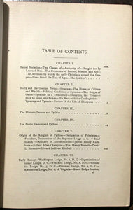 1890 PYTHIAN KNIGHTHOOD - SECRET SOCIETY FRATERNITY KNIGHTS OF PYTHIAS HONOR