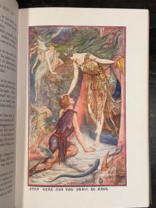 THE OLIVE FAIRY BOOK - ANDREW LANG, H.J. Ford, Color Plates - 1st Edition, 1907