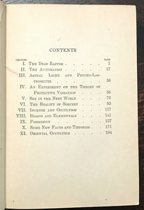 ADVENTURES OF A MODERN OCCULTIST - 1st 1920 - BLACK MAGICK DEMON POSSESSION