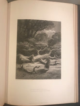 GUSTAVE DORE ~ 1867 VIVIEN by Alfred Tennyson, 1st / 1st ~ 12.5" x 17" FOLIO