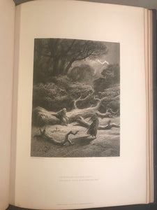 GUSTAVE DORE ~ 1867 VIVIEN by Alfred Tennyson, 1st / 1st ~ 12.5" x 17" FOLIO