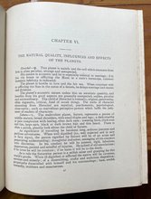 CHALDEAN ASTROLOGY - Wilde, 1909 - PERSONALITY HEALTH DIVINATION OCCULT MAGICK