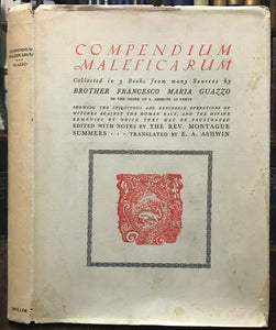 COMPENDIUM MALEFICARUM - 1970, WITCHCRAFT WITCH TRIALS HUNTERS SORCERY DEVIL