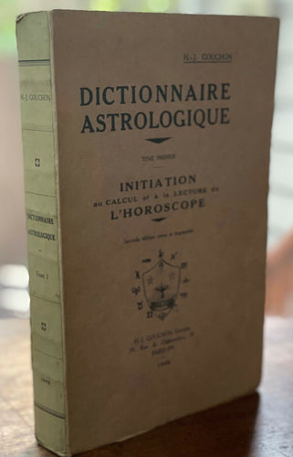 DICTIONNAIRE ASTROLOGIQUE - 1942 - DIVINATION ZODIAC ASTROLOGY HOROSCOPE