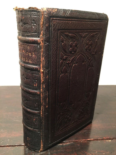 POETICAL WORKS OF SIR WALTER SCOTT 1851 – Hand Tooled Leather Gilt Fore Edge