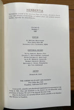 HERBERTIA - 2 ISSUES 1987 (COMPLETE YEAR) - BOTANICAL HERBAL PLANTS BULBS