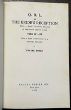 Q.B.L. OR THE BRIDE'S RECEPTION - Frater Achad, 1972 - KABBALAH, TREE OF LIFE