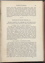 MODERN PASTIME - 1871 - AMUSEMENTS, MAGIC, VENTRILOQUISM, GAMES, BILLIARDS