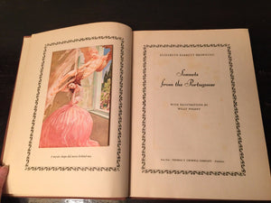 SONNETS FROM THE PORTUGUESE, E. Browning, Illus W. POGANY Tipped in Plates, 1945