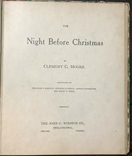 THE NIGHT BEFORE CHRISTMAS - Clement C. Moore, 1883 - SANTA CLAUS RARE EDITION