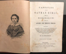 1859 - CAPTIVITY OF THE OATMAN GIRLS - Stratton, 1st/1st - MOHAVE INDIANS - RARE