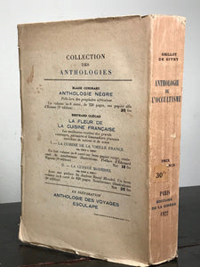 GRILLOT DE GIVRY - ANTHOLOGIE DE L'OCCULTISME 1922 PRINTING ERRORS, UNCUT PAGES
