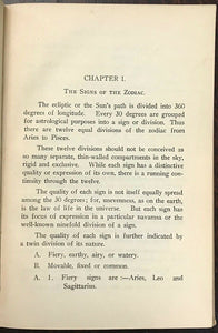 HIGHWAYS IN ASTROLOGY - Kumbha, 1st 1928 PROPHECY DIVINATION ZODIAC HOROSCOPE