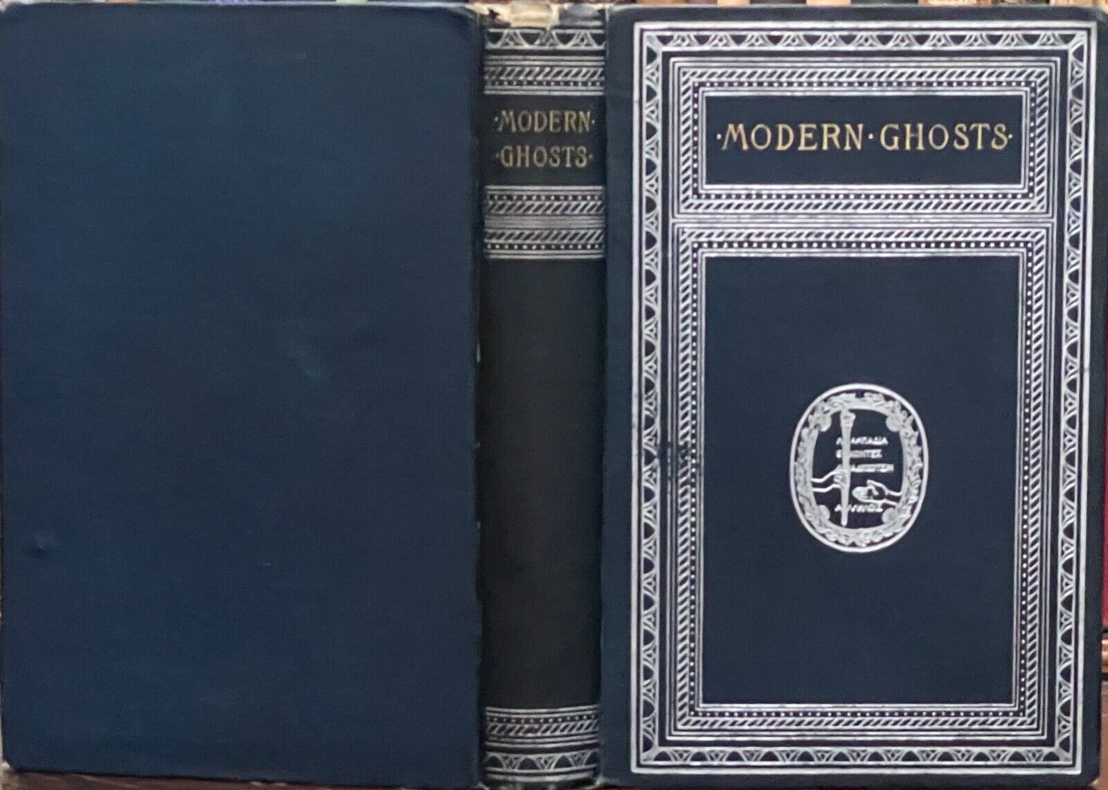 MODERN GHOSTS Curtis, 1st 1890 FAMOUS GHOST OCCULT LITERATURE STOR