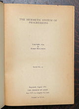 BROTHERHOOD OF LIGHT - PROGRESSING THE HOROSCOPE - C.C. Zain, 1964 - 8 ISSUES