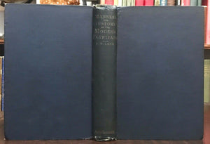 MANNERS AND CUSTOMS OF MODERN EGYPTIANS - Lane, 1895 ARAB ISLAM CULTURE SOCIETY