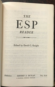 ESP READER -  Knight, 1969 PSYCHIC RESEARCH SPIRITUALISM GHOSTS SPIRITS - SIGNED