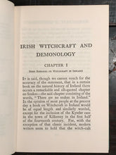 IRISH WITCHCRAFT AND DEMONOLOGY - 1st, 1973 - DEMONS CURSES POSSESSION PROPHECY