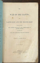WAR OF THE GIANTS - 1st 1851 - ANCIENT MYTHOLOGY CHRISTIANITY SUPERNATURAL