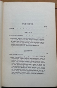MYTH, RITUAL AND RELIGION - Lang, 1913 2 Vols NATURE DIVINE ORIGIN MYTHS LEGENDS
