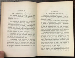 HIGHWAYS IN ASTROLOGY - Kumbha, 1st 1928 PROPHECY DIVINATION ZODIAC HOROSCOPE