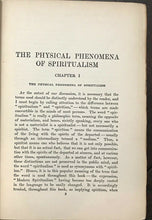 PHYSICAL PHENOMENA OF SPIRITUALISM - Carrington, 1908 - GHOSTS PARAPSYCHOLOGY