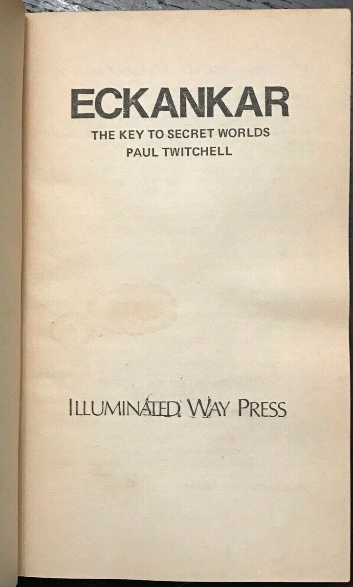 ECKANKAR: THE KEY TO SECRET WORLDS - Twitchell, 1st 1969 SOUL ASTRAL T ...